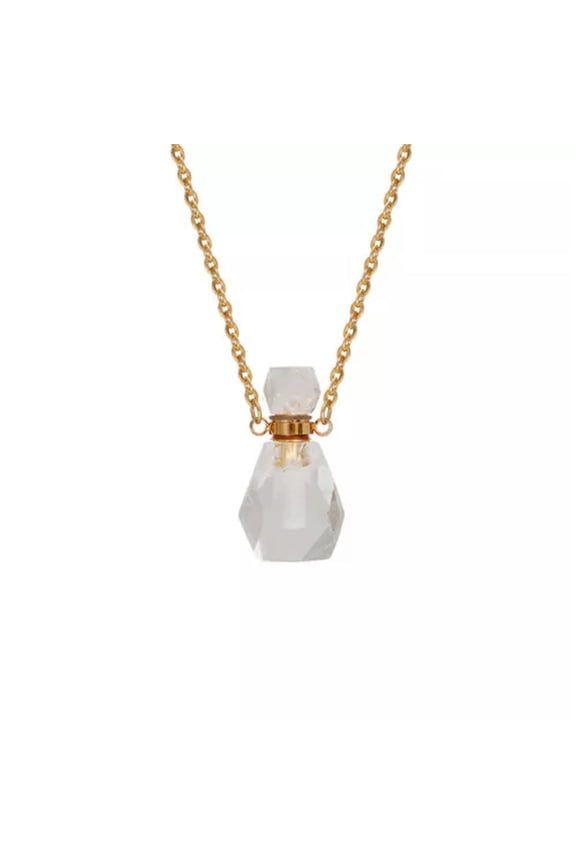 Aaa Natural Quartz Crystal Point Stone Pendant Energy Healing Necklace Amulet Us-2# Clear Quartz