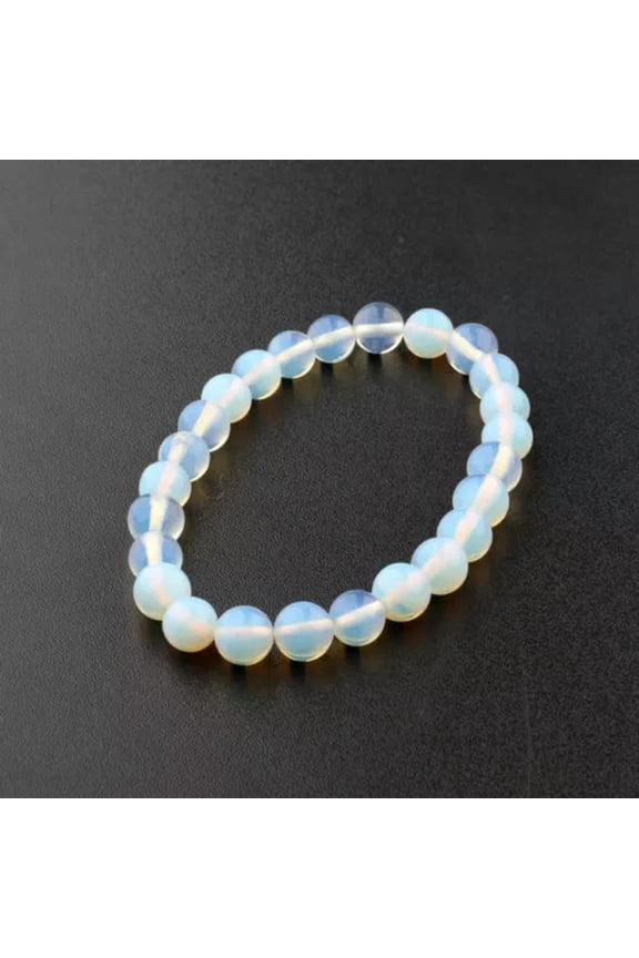 Anxiety Relief Mens Bracelet Wooden Lava Stone Beads Stretch Diffuser Bracelets-176-65