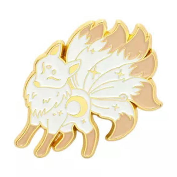 EOEMY Bat Brooch Fox Brooch Fox Brooch Wolf Brooch Star Brooch Lapel Pins Enamel Pins/-2