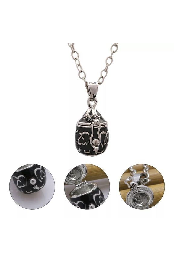 Blood Vial Necklace Cremation Ashes Memorial Holder For Men Mens Gifts The