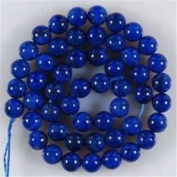 EOEMY Blue Egyptian Lapis Lazuli Round Gem Loose Beads 6/8/10mm 15"##Hl115 -8mm