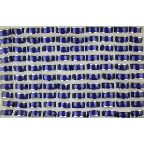 EOEMY Bulk Lots 32Pcs Change Color Ring Classic Women'S Alloy Wholesale Rings