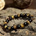 thumbnail image 1 of EOEMY Charm Natural Lava Stone Gemstone Beads Buddha Head Lion'S Head Men'S Bracelets-306, 1 of 3