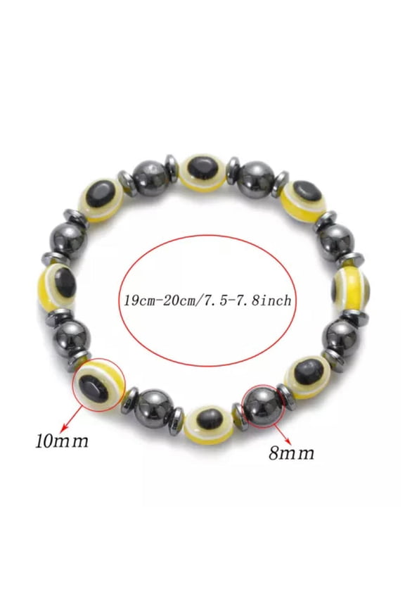 Charm Therapy Health Care Magnet Hematite Beads Bracelet Fashion Men Jewelry-Hematite2