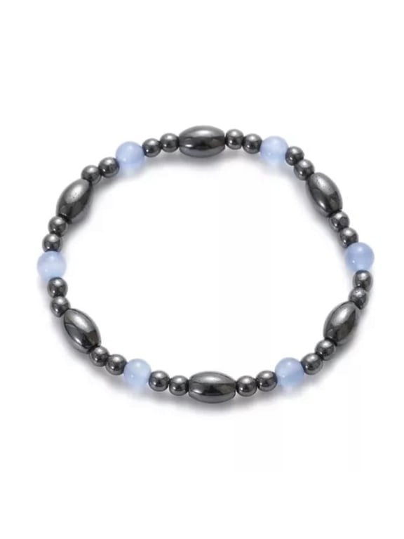 Charm Therapy Health Care Magnet Hematite Beads Bracelet Fashion Men Jewelry-Hematite8