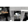 thumbnail image 1 of EOEMY Clear Crystal Octagon Bead Connector 2 Hole Prisms Chandelier Chain Part -20mm 20Pcs, 1 of 7