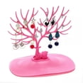 thumbnail image 1 of EOEMY Deer Tree Jewelry Stand Necklace Display Organizer Earring Ring Holder Show Rack-Pink, 1 of 9