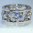 thumbnail image 1 of EOEMY Elegant Cubic Zirconia 925 Silver Rings Women Jewelry Wedding Gift Sz 6-10-#8-8, 1 of 6