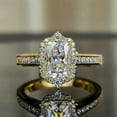 thumbnail image 1 of EOEMY Elegant Women 18K Yellow Gold Plated Rings Cubic Zirconia Party Jewelry Sz 6-10-7, 1 of 5