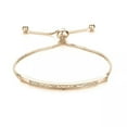 thumbnail image 1 of EOEMY Elegant Women Cubic Zirconia Chain Bracelet Bangle Cz Jewelry Gifts Adjustable-Gold, 1 of 8