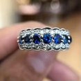 thumbnail image 1 of EOEMY Gorgeous 925 Silver Cubic Zirconia Ring Women Jewelry Wedding Gift Sz 6-10-#14-10, 1 of 9