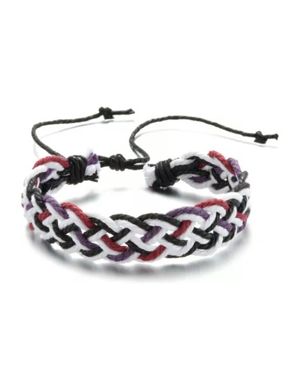 Handmade Boho Colorful Braided Bracelet Chain Women Beach Adjustable Jewelry Hot-Style 4