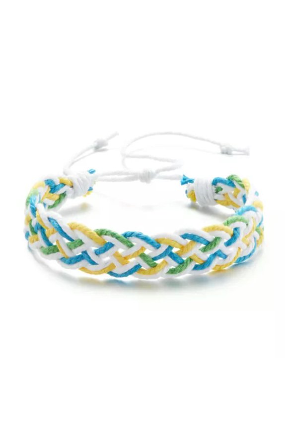 Handmade Boho Colorful Braided Bracelet Chain Women Beach Adjustable Jewelry Hot-Style 5