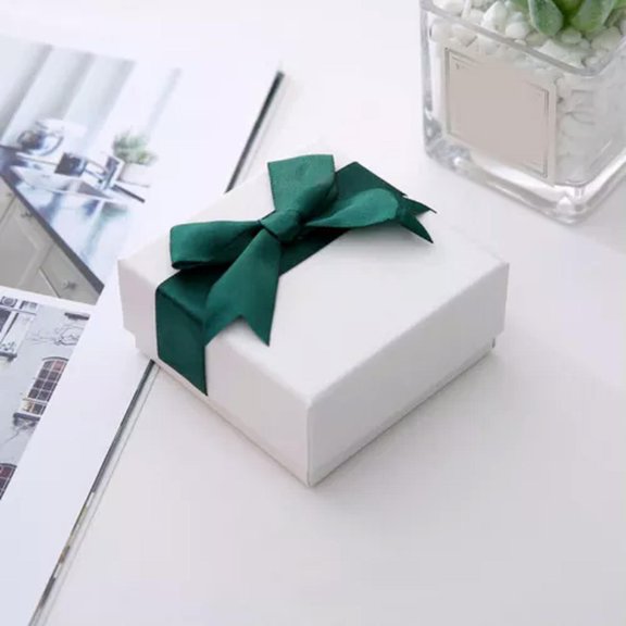 EOEMY Jewelry Box Jewelry Accessories Necklace Box Bracelet Box Packaging Box Gifts !-Blackish Green