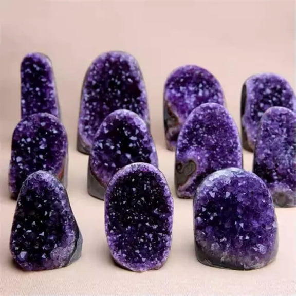 EOEMY Large Natural Amethyst Cave Cluster Quartz Druzy Geode Rock Healing Reiki Gift-700-800G