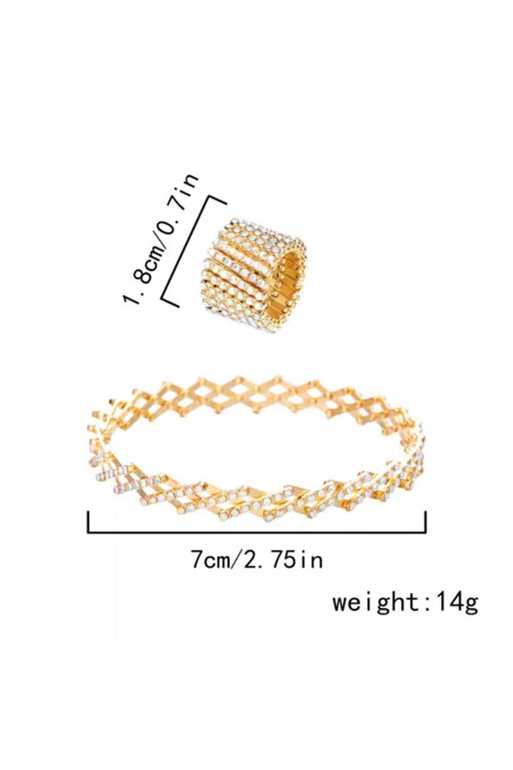 Magic 2-In-1 Folding Retractable Telescopic Ring Bracelet Women Men Jewelry Gift-#5