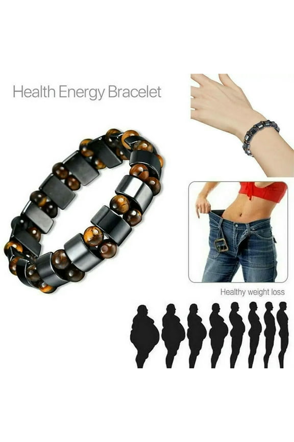 Magnetic Healing Hematite Bangle Bracelet Arthritis Pain Relief Women Men Gifts