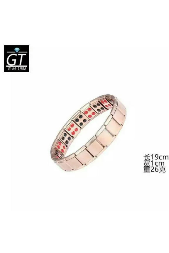 Men Women Therapeutic Energy Healing Copper Magnetic Bracelet Therapy Arthritis-#12