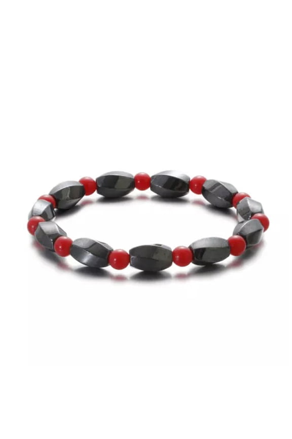Men Women Therapeutic Energy Healing Hematite Bracelet Therapy Arthritis Jewelry-Hematite14#