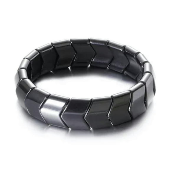 Men Women Therapeutic Energy Healing Hematite Bracelet Therapy Arthritis Jewelry-Hematite17#