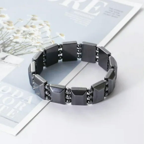 Men Women Therapeutic Energy Healing Hematite Bracelet Therapy Arthritis Jewelry-Hematite18#