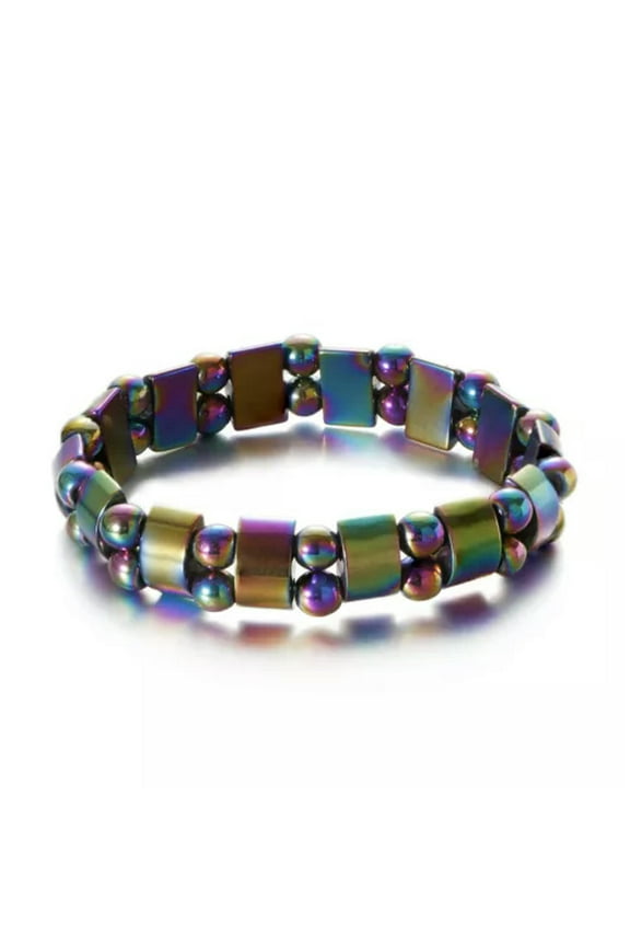 Men Women Therapeutic Energy Healing Hematite Bracelet Therapy Arthritis Jewelry-Hematite5#