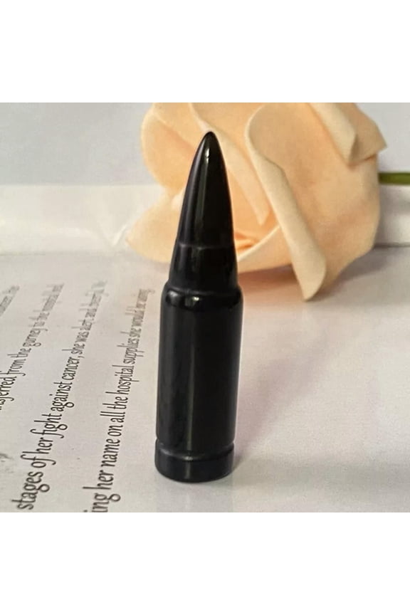 Natural Black Obsidian Quartz Crystal Point Bullet Pendant Necklace Amulet Decor