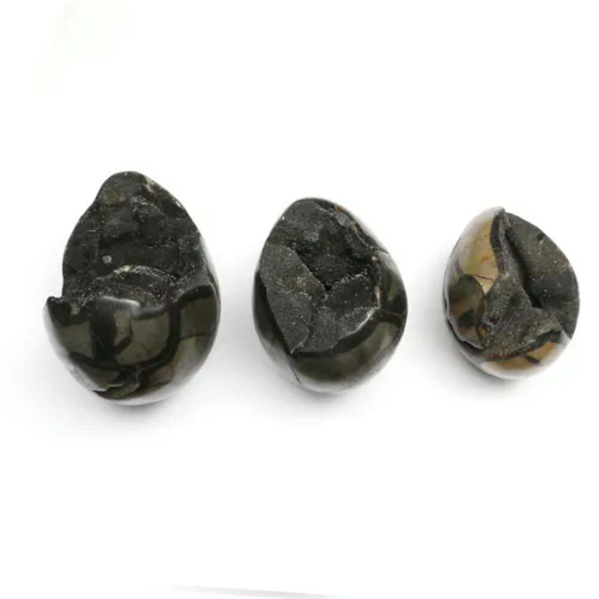 EOEMY Natural Dragon Septarian Geode Quartz Egg Cluster Crystal Healing Reiki Random-1-2Kg-1Pc