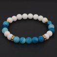 thumbnail image 1 of EOEMY Natural Gemstone Beads Buddha Head Beaded Men Womens Lava Bead Handmade Bracelet-155-2-L, 1 of 2