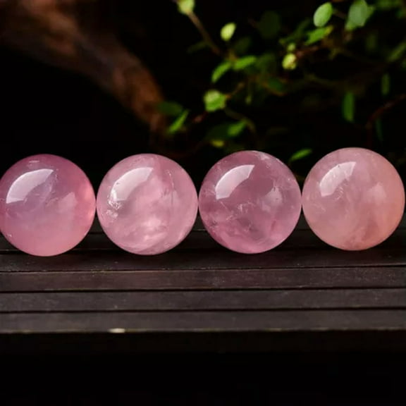EOEMY Natural Quartz Crystal Sphere Healing Energy Gemstone Orb Ball Fengshui Decor-60mm Rose Quartz Ball