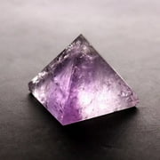 EOEMY Natural Rare Brazilain Amethyst Quartz Gemstone Crystal Mineral Tower Pyramid