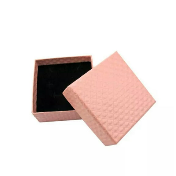 EOEMY Necklace Boxes Packaging Boxes Bracelet Boxes Ring Box Jewelry Accessories Gift!-Pink
