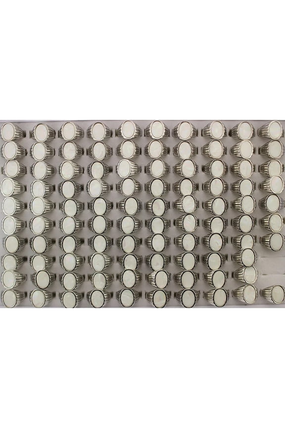 New Fashion Mixed Lots 32Pcs White Color Women Lady'S Shell Ring Wholesale Rings