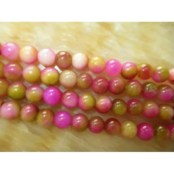 EOEMY New Natural 8mm Kunzite Gemstones Round Loose Beads 15''##Kh098