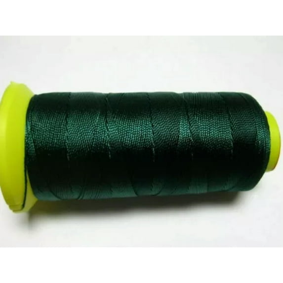 EOEMY One Spool Dark Green Nylon Beading Thread String 210D/12,9,6,3 Pick Your Size-210D/6 450 Meters