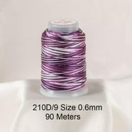 Threadart Variegated Polyester Embroidery Thread - 40wt - 1000m - 25 ...