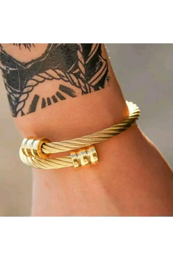 Pure Copper Magnetic Bracelet Bangle Arthritis Pain Relief Wrist Carpal Tunnel-Style 4