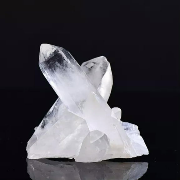 EOEMY Raw Natural Clear Quartz Crystal Cluster Rough Gemstone Geode Specimens Healing-29-White Clear Quartz 50G