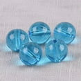 thumbnail image 1 of EOEMY Round Glossy 6mm 8mm 10mm 12mm 14mm Crystal Glass Loose Beads For Jewelry Making-Lake Blue-14mm (10Pcs), 1 of 9