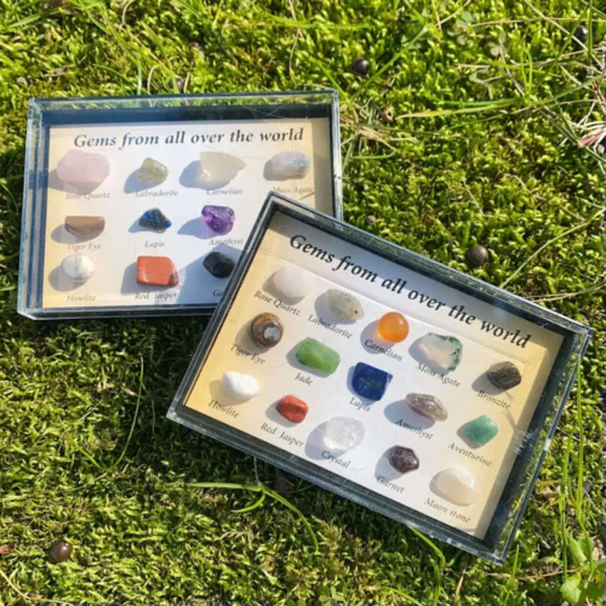 EOEMY Set Of 36 Rare Healing Crystal Natural Gemstone Reiki Chakra ...