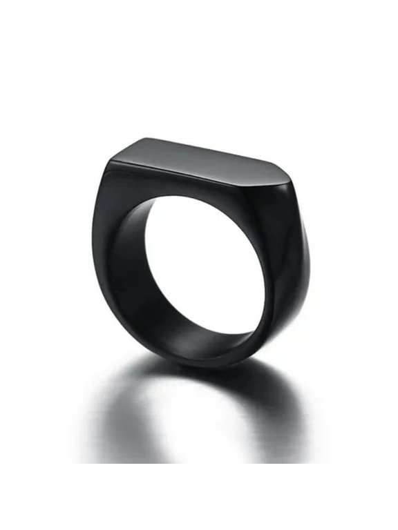 Silver/Gold/Black Bullet Head Arrow Ring Men'S 9mm Stainless Steel Band Sz 8-12