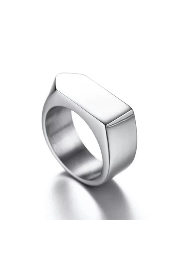 Silver/Gold/Black Bullet Head Arrow Ring Men'S 9mm Stainless Steel Band Sz 8-12