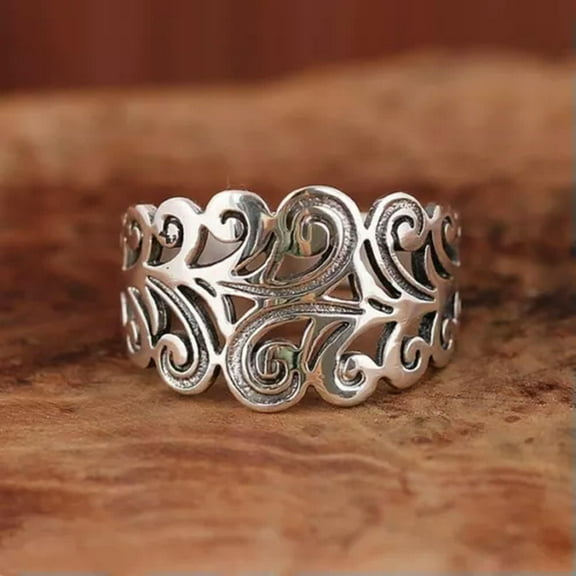 EOEMY Simple Women Men Rings 925 Silver Rings Women Party Jewelry Gift Rings Size 6-10-10-Silver