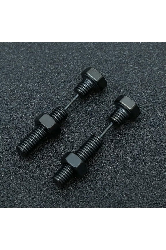 Skull Stud Earrings Piercing Screws Steel Ear Piercing Jewelry