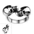 thumbnail image 1 of EOEMY Stainless Steel Antique Gothic Biker Tribal Ring Black Men'S Unisex Skull B178-9, 1 of 9