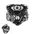 thumbnail image 1 of EOEMY Stainless Steel Punk Antique Gothic Biker Tribal Ring Black Men'S Unisex B199-9, 1 of 9
