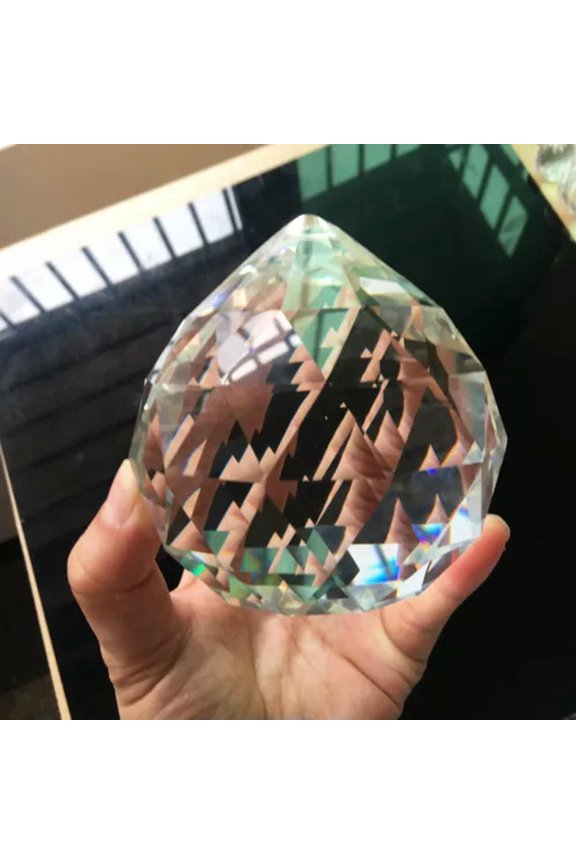 Suncatcher 100mm Crystal Prism Ball Chandelier Hanging Pendant Window Decor