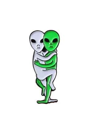 Tell You A Ghost Story Brooch Creative Ghost Brooch Alien Brooch Enamel Pi /-2