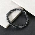 thumbnail image 1 of EOEMY Therapy Hematite Bead Bracelet For Men Healing Natural Crystal Gemstone Bracelet-099-14, 1 of 3
