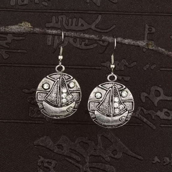 EOEMY Tibetan Silver Vintage Turquoise Women Fashion Jewelry Dangle Earrings Best Gift-4001-2